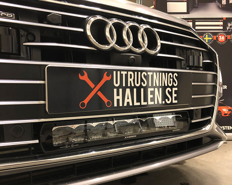 Utrustningshallens regskylt